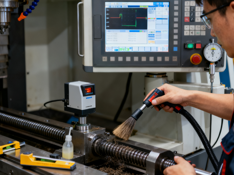 Machine tool debugging and maintenance