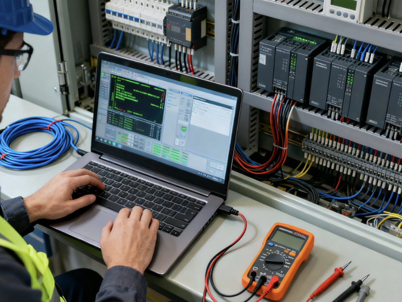 Upgrade of PLC/ frequency converter/servo system