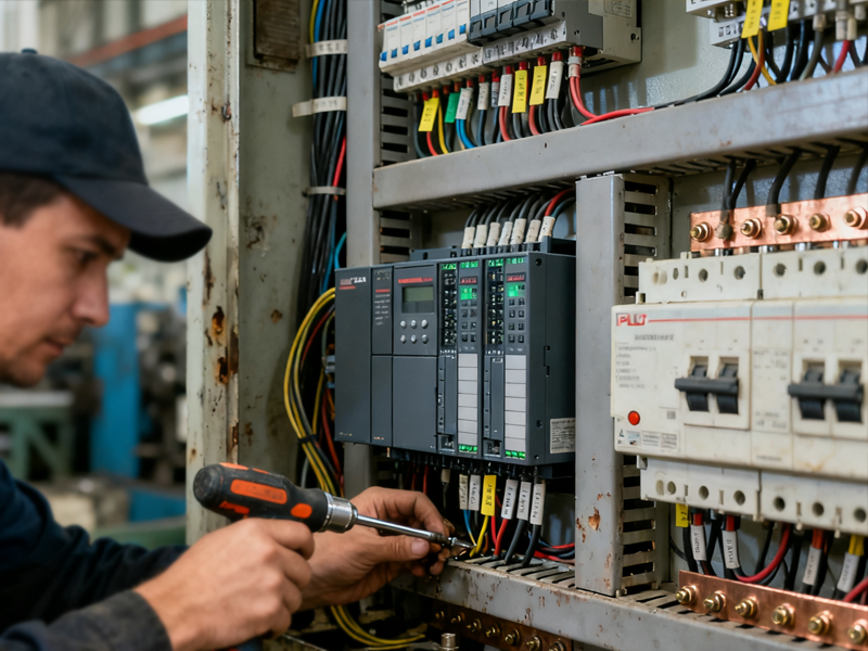 Replacement of the control system for the old production line